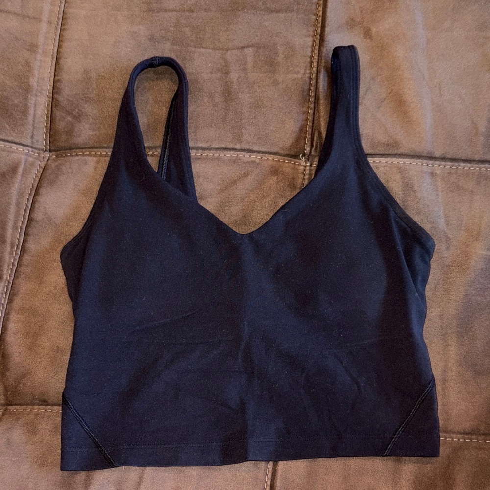 Black Align Tank Top